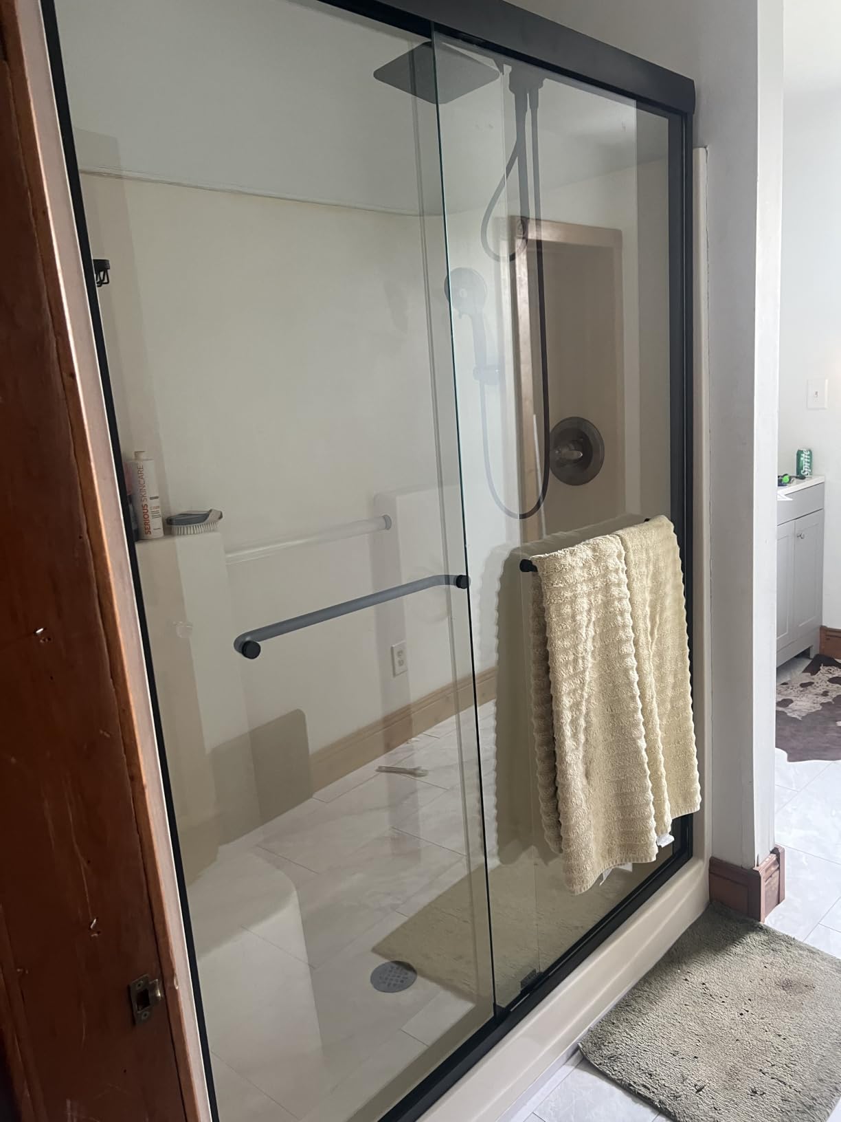 Sliding Glass Shower Door, 56-60