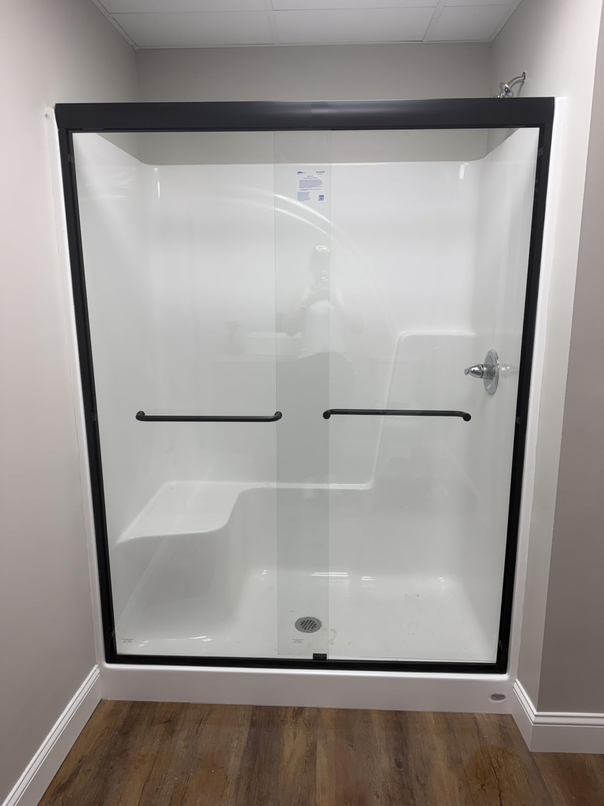 Sliding Glass Shower Door, 56-60