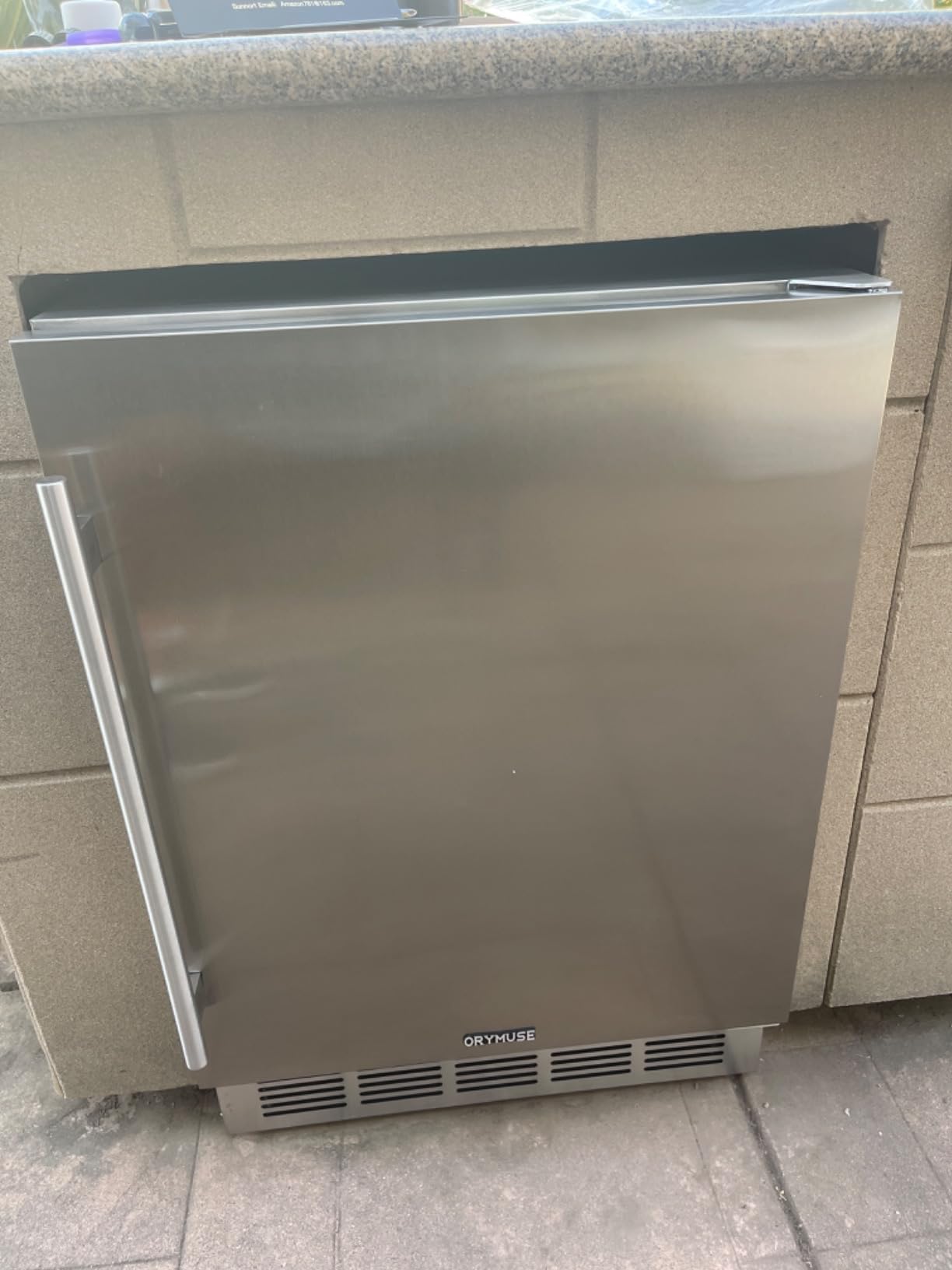 24 Inch Outdoor Drawer Refrigerator, Undercounter Beverage Cooler Fridge with Stainless Steel Seamless Drawers, 154 Can Capacity Beverage Center for Patio, Kitchen and Commercial Use customer photo 1