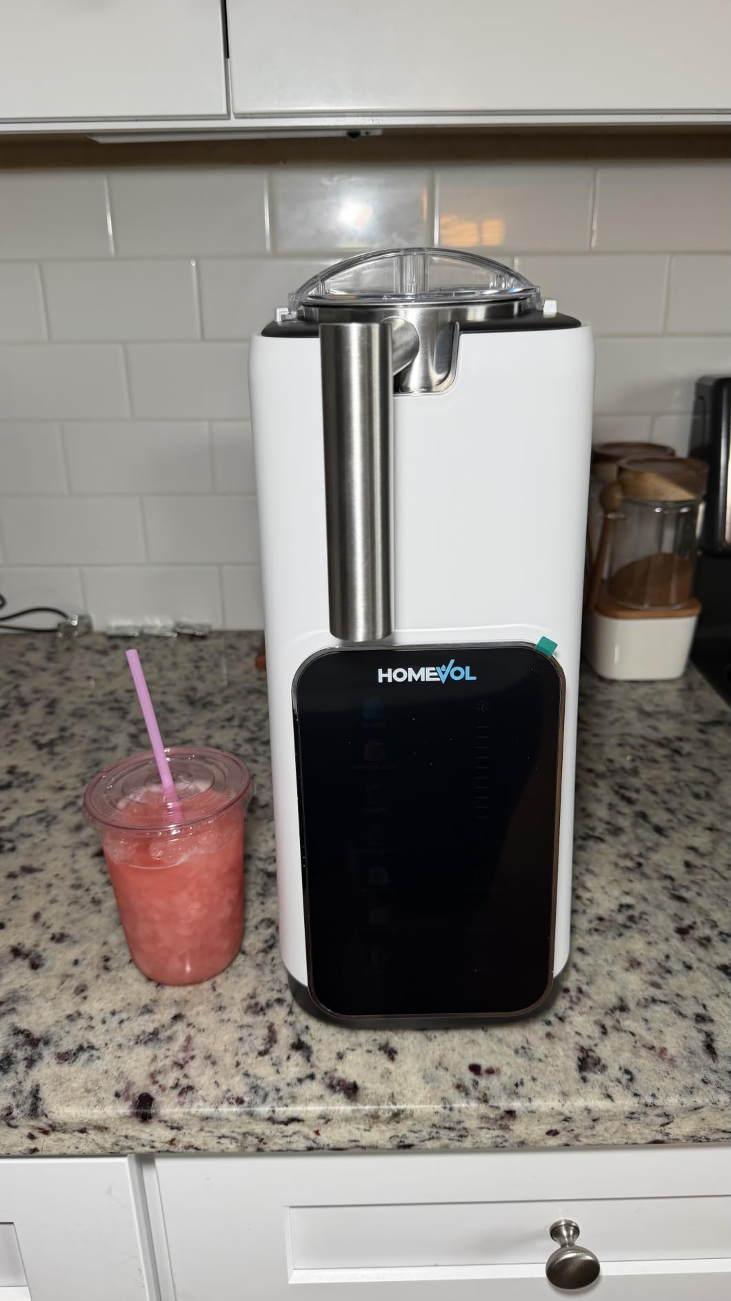 3-in-1 Slushie Machine, Ice Cream Maker & Frozen Drink Maker with 7 Preset Programs, No Ice Needed, 10 Mins Rapid Chill, 300 oz/Hour, LED Display, 304 Stainless Steel, Removable Cup & Stirrer customer photo 2