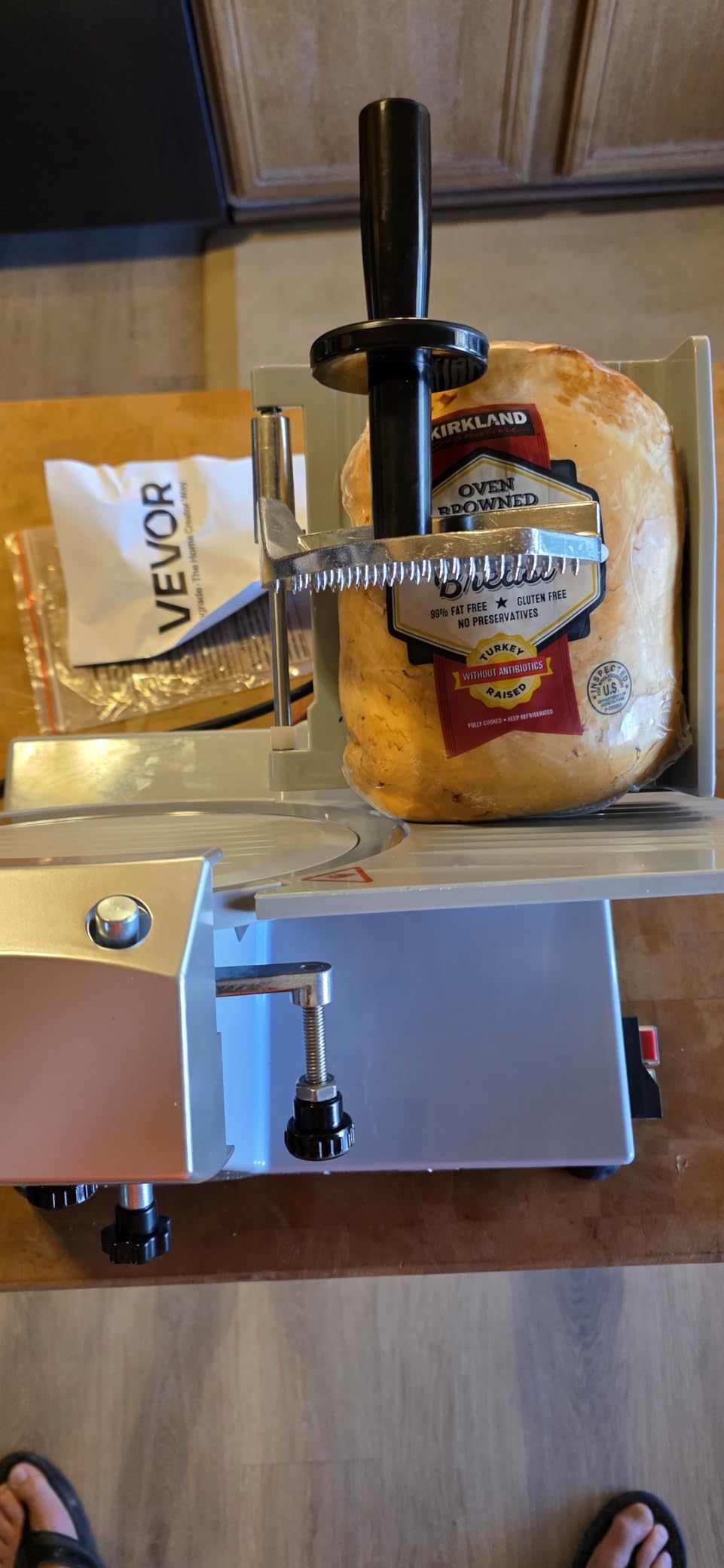 VEVOR Commercial Meat Slicer 300W Electric Cutter 10