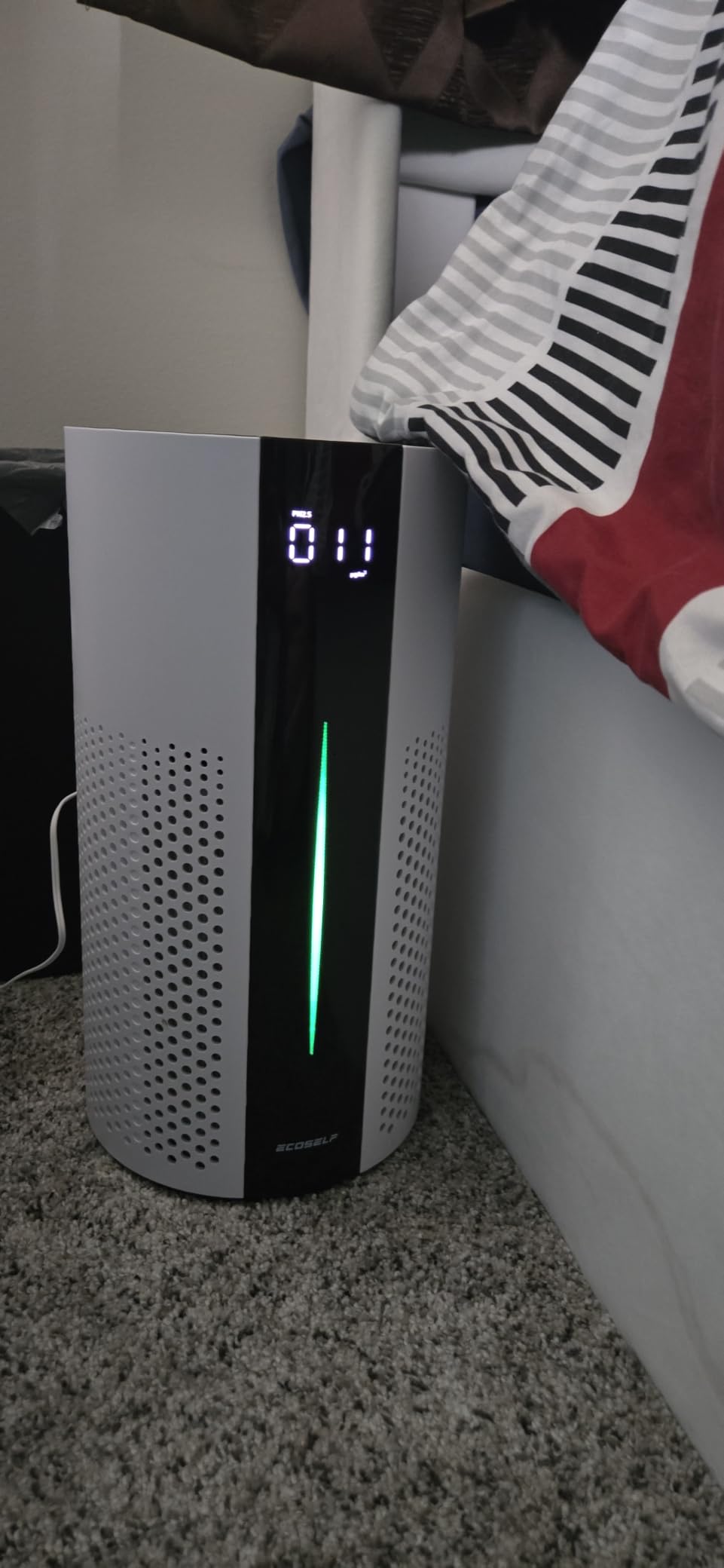 ECOSELF Air Purifiers for Home Large Room Up to 1800 Ft², HEPA Air Purifier with 360° Air Intake, PM2.5 Display, Smart Auto & 20 dB Sleep Modes for Dust, Smoke & Pollen customer photo 1