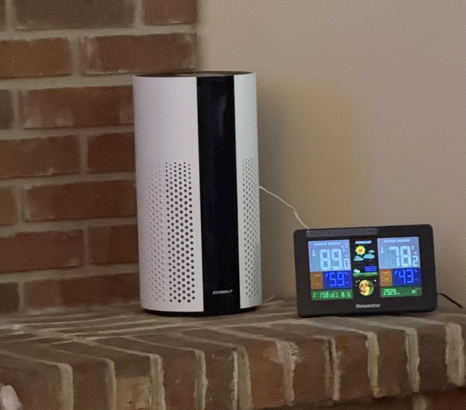 ECOSELF Air Purifiers for Home Large Room Up to 1800 Ft², HEPA Air Purifier with 360° Air Intake, PM2.5 Display, Smart Auto & 20 dB Sleep Modes for Dust, Smoke & Pollen customer photo 2