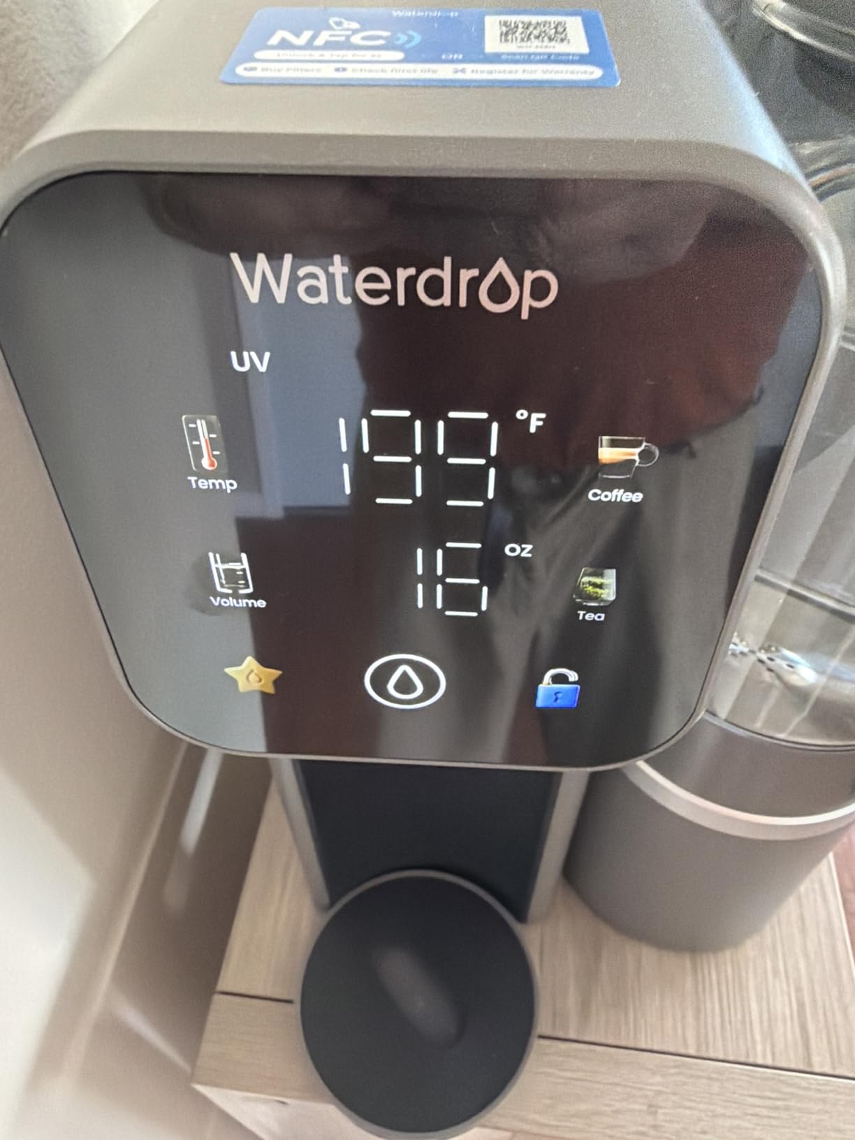 Waterdrop M6HG Instant Hot Countertop RO Water Filter, [ Mineral Added ] customer photo 1
