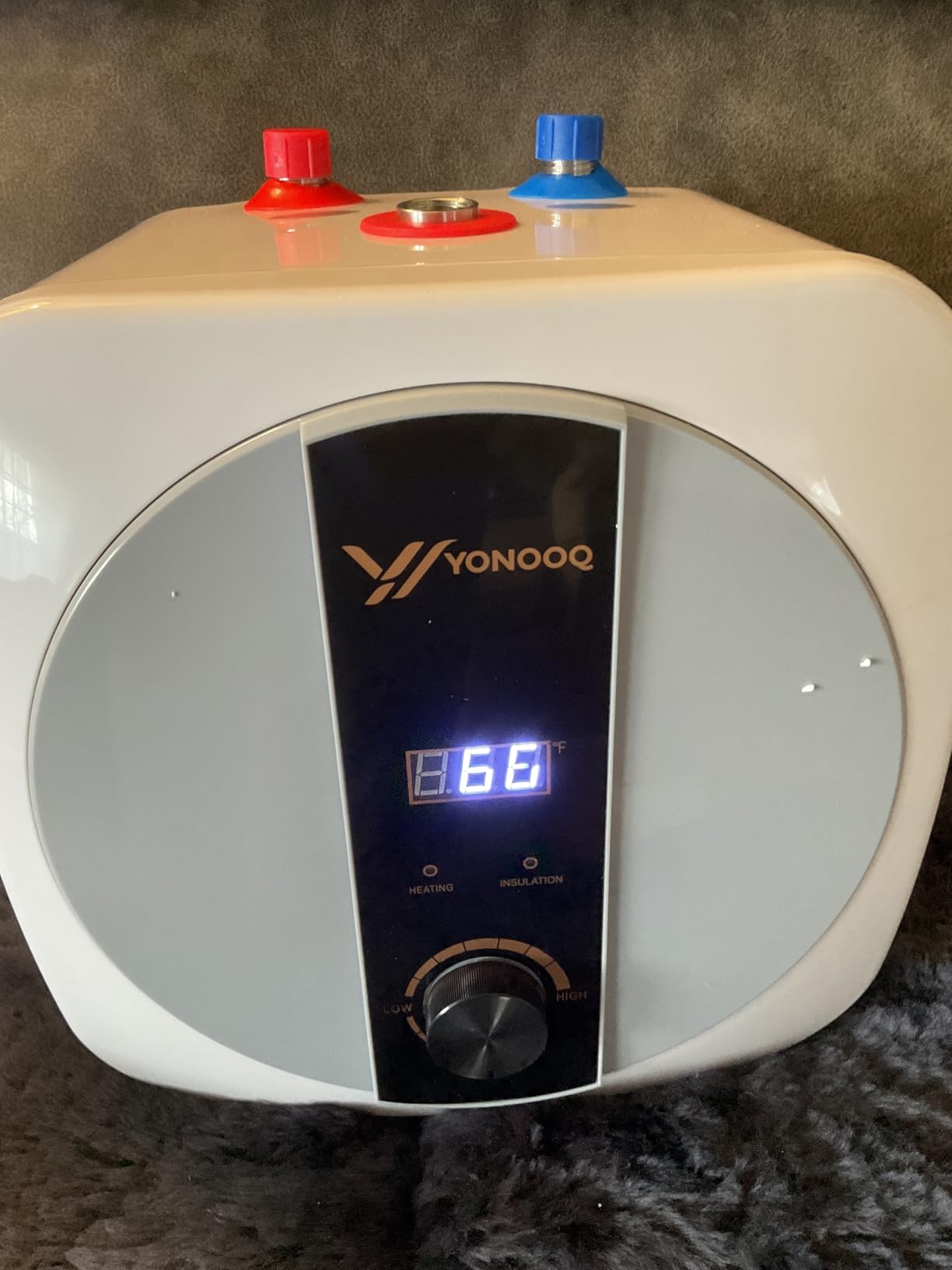 2.5 Gal Under Sink Water Heater Electric, 1500W 110V Mini Tank Instant Hot Water Heater with Digital Display & Pressure Relief Valve, Compact for Kitchen Sink, RV, Food Truck, Laundry Room customer photo 2