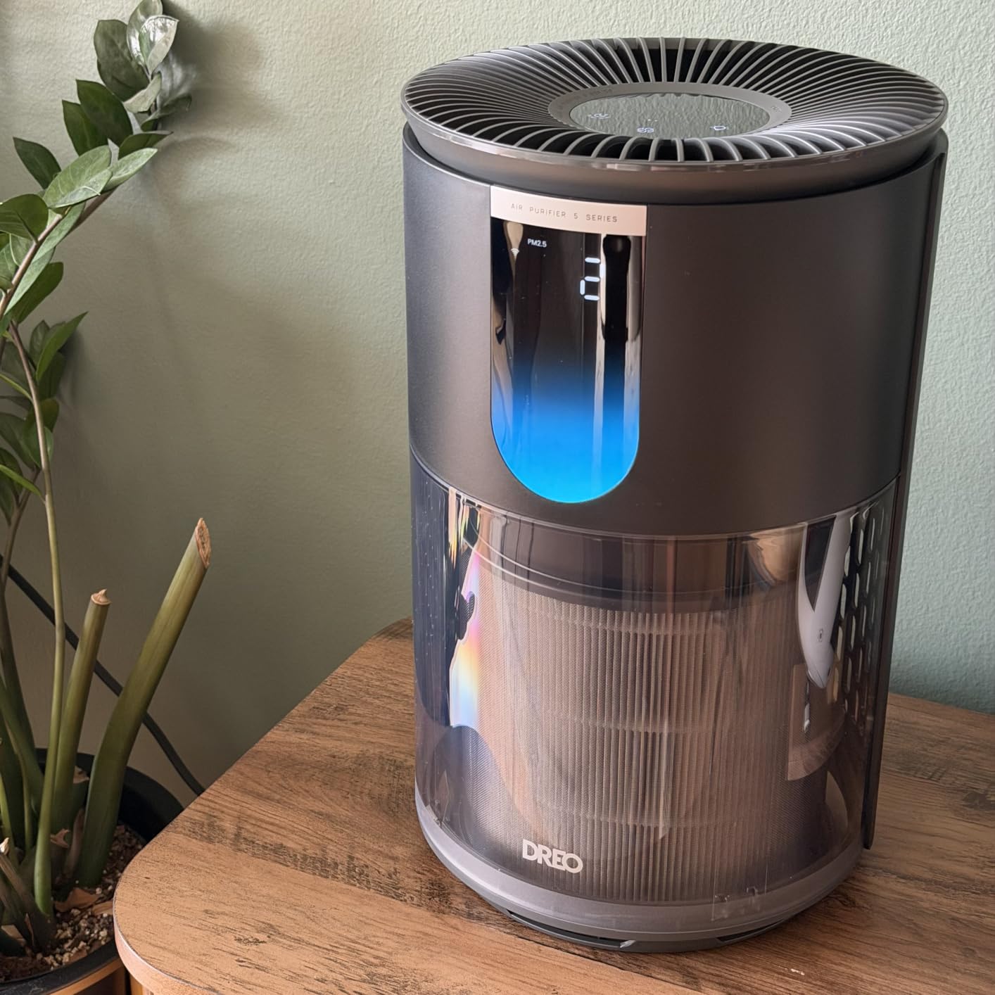 DREO Smart HEPA Air Purifier for Home, Up to 1176 ft², Air Cleaner for Large Rooms & Bedrooms, Wi-Fi/Voice/Alexa, Pets, Smoke, Dust, Pollen & Odors, PM2.5 Monitor, 4 Modes, DR-HAP009S (Dreo 539S) customer photo 2