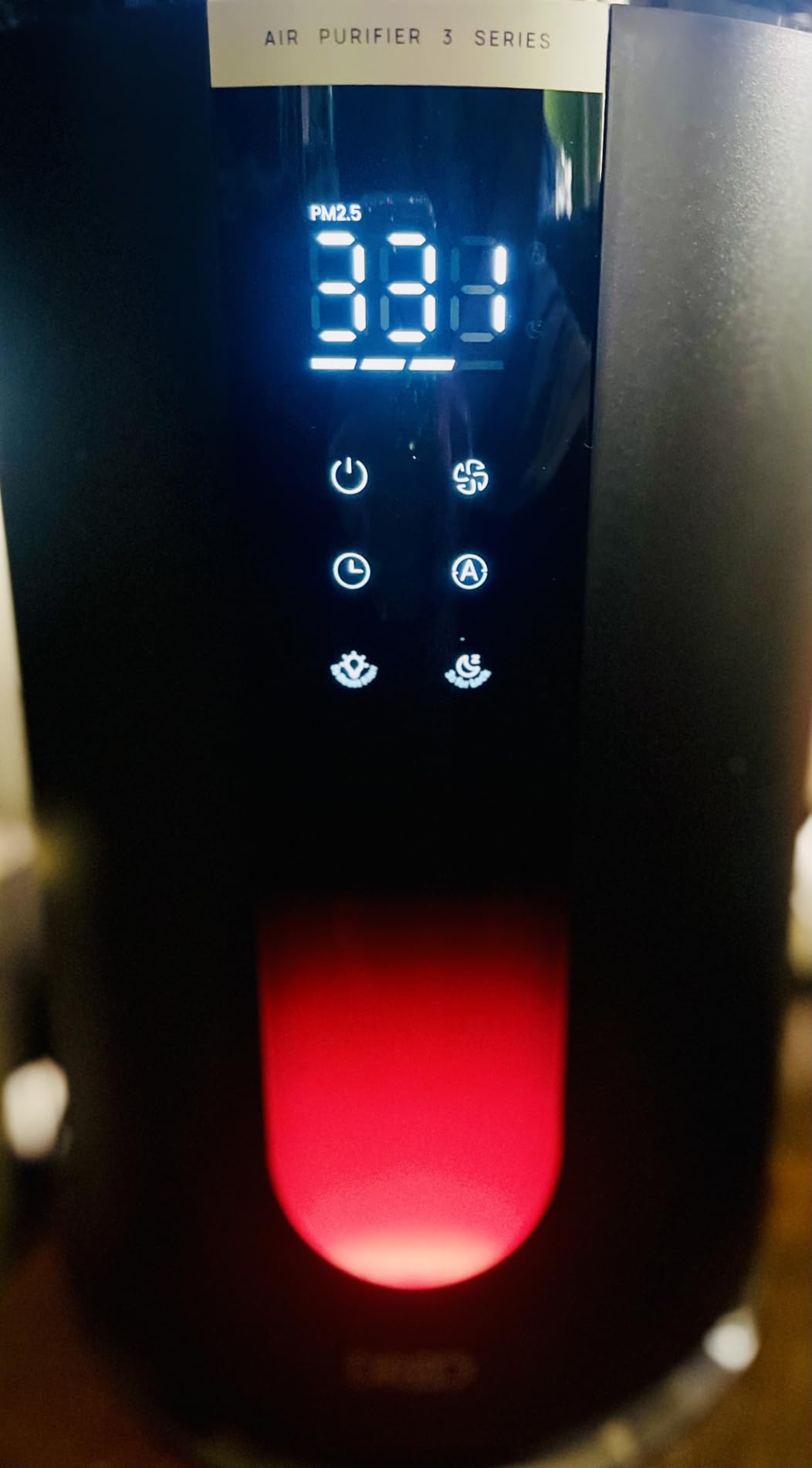 DREO Air Purifier for Home, HEPA Sleep Mode, AHAM VERIFIDE Air Purifiers for Bedroom, Pets, Smoke, Dust, Pollen & Odors, PM2.5 Monitor, Auto & Turbo Mode, 4 Speeds, Scent Diffuser, DR-HAP008(Dreo 338) customer photo 1