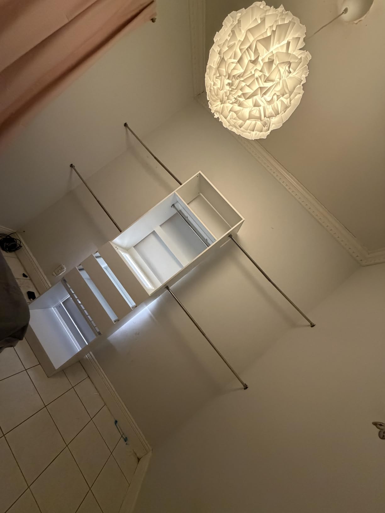 HUAHUU Large Corner Closet System with 3 Drawers and 6 Shelves, 77'' Reversible Closet Organizer System with LED Lights & 8 Jewelry Hooks, White Walk-in Closet with 3 Hanging Rods, L Shaped/Straight customer photo 1