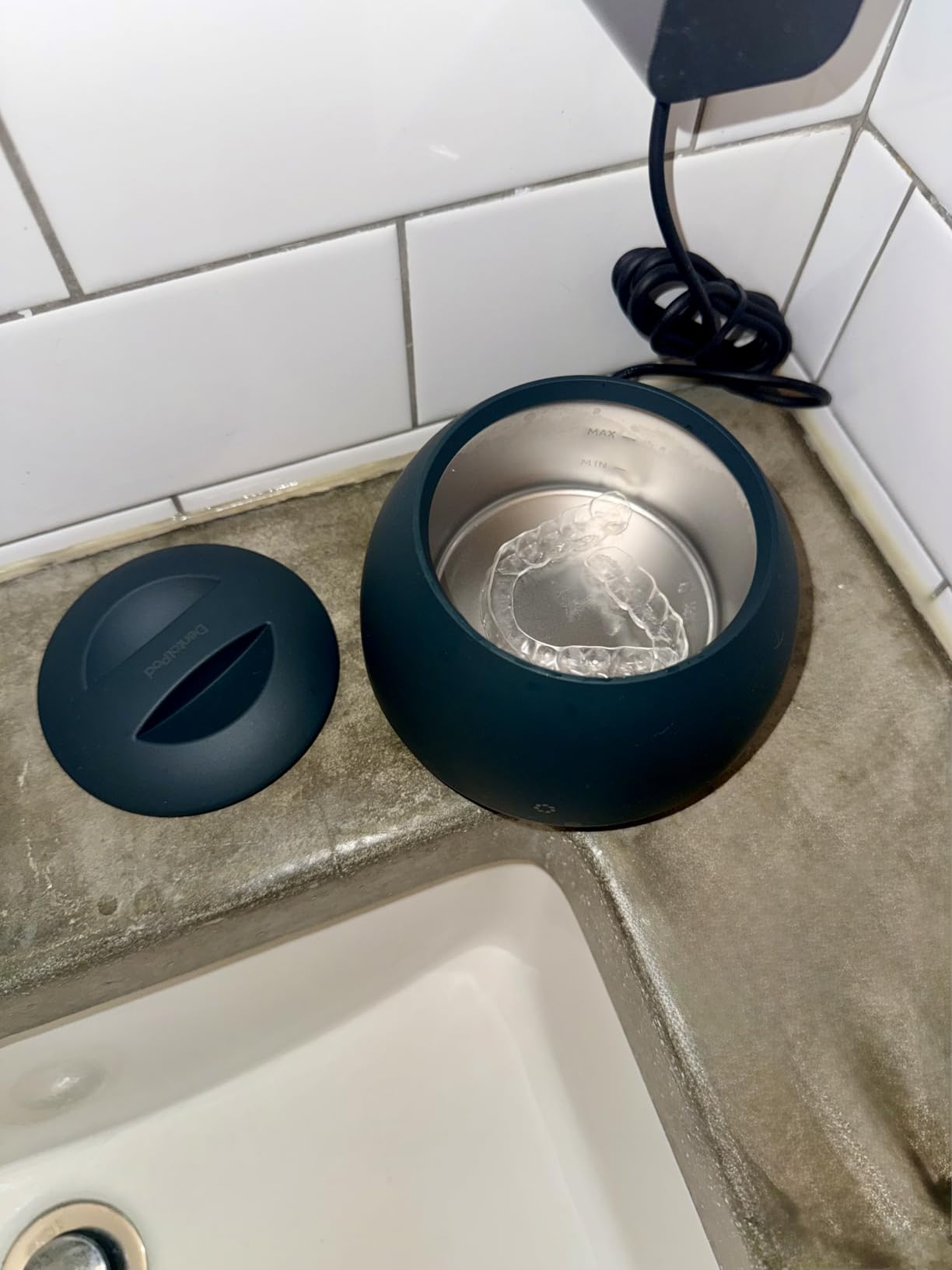 Zima Dental Pod: Ultrasonic Cleaner Machine for Retainers, Aligners, Mouth Guards, Night Guards, Dentures & Braces. Award Winning, Engineered for Oral Appliances customer photo 2