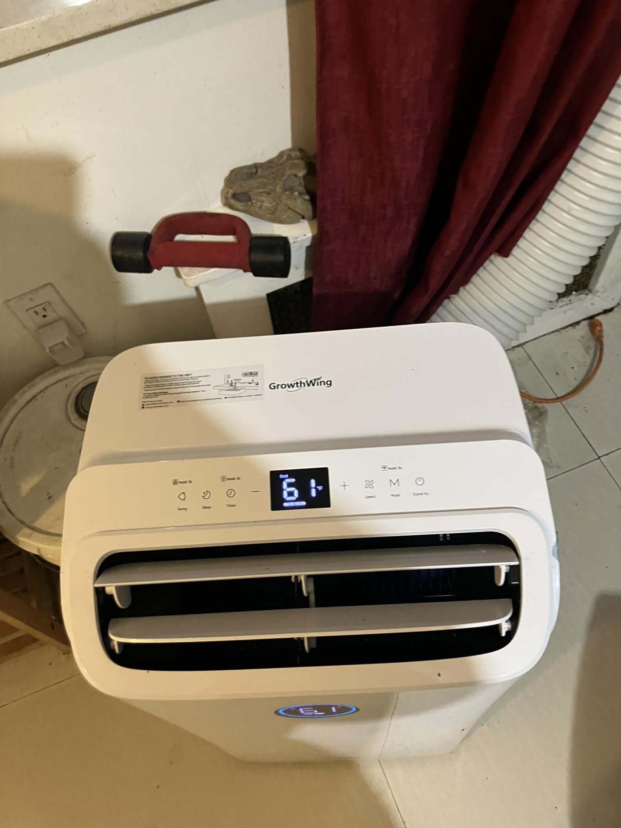 14,000 BTU Smart WiFi Portable Air Conditioner, Cools up to 700 Sq.Ft, Auto-Evaporation, 3-in-1 Modes, Voice & Remote Control, Quiet Operation, White customer photo 2