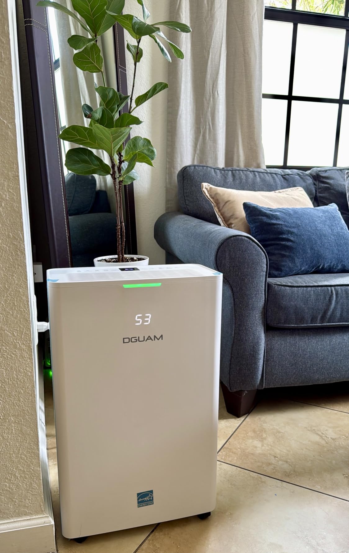 Dehumidifier, 4500 Sq.Ft Dehumidifier for Basement, with Drain Hose, Humidity Control and Auto Shut-off, Quiet Smart Compressor for Home, Bathroom, Garage and Large Rooms customer photo 1