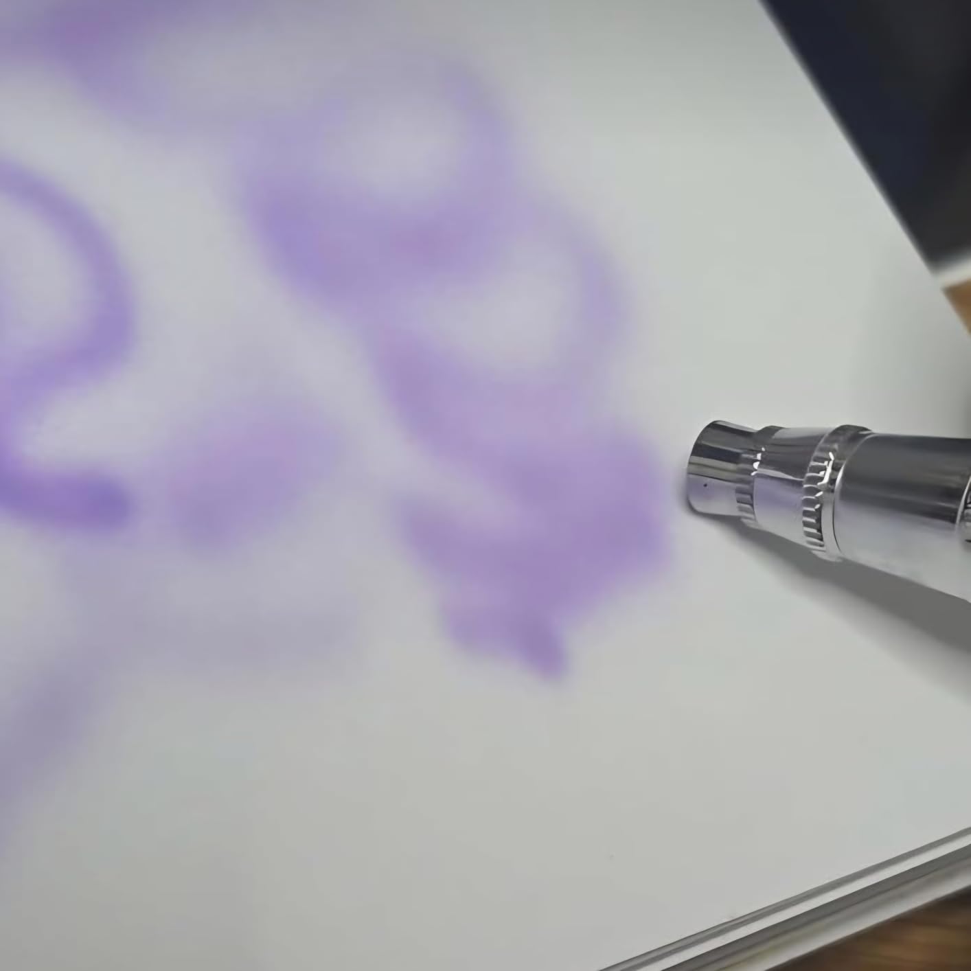 Cordless Airbrush Kit with Compressor, 38PSI 3-Speed 6000mAh | Portable Non-Clogging, USB-C Rechargeable, 6000mAh Battery, 0.3/0.5mm Nozzles 3 Cups, Nail Art Cake Model Makeup customer photo 1