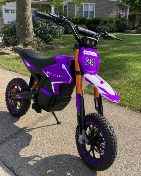 K2 Kids Electric Dirt Bike, 36V 850W Peak Motor, 20 MPH, 18-Mile Range, 3-Speed Modes, Dual Suspension & Disc Brake, Electric Motorcycle for Kids Ages 4-10 customer photo 1
