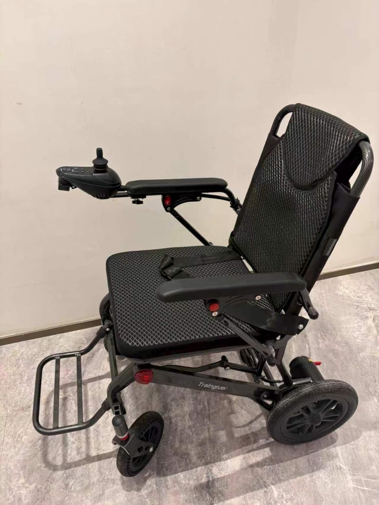 New Upgrade Electric Wheelchair for Adults, 38LBS Lightweight Foldable Motorized Wheelchair with 18+ Miles Long Travel Range, 500W Power, 350 LBS Weight Capacity, Airline Approved for Seniors customer photo 1