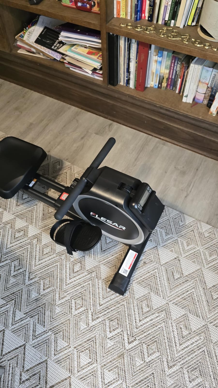 Rowing Machines for Home, Magnetic Rowing Machine with 16 Levels, Rower Machine of 350LBS Weight Capacity & Quiet Resistance, Dual Slide Rail, LED Monitor, App Supported customer photo 2