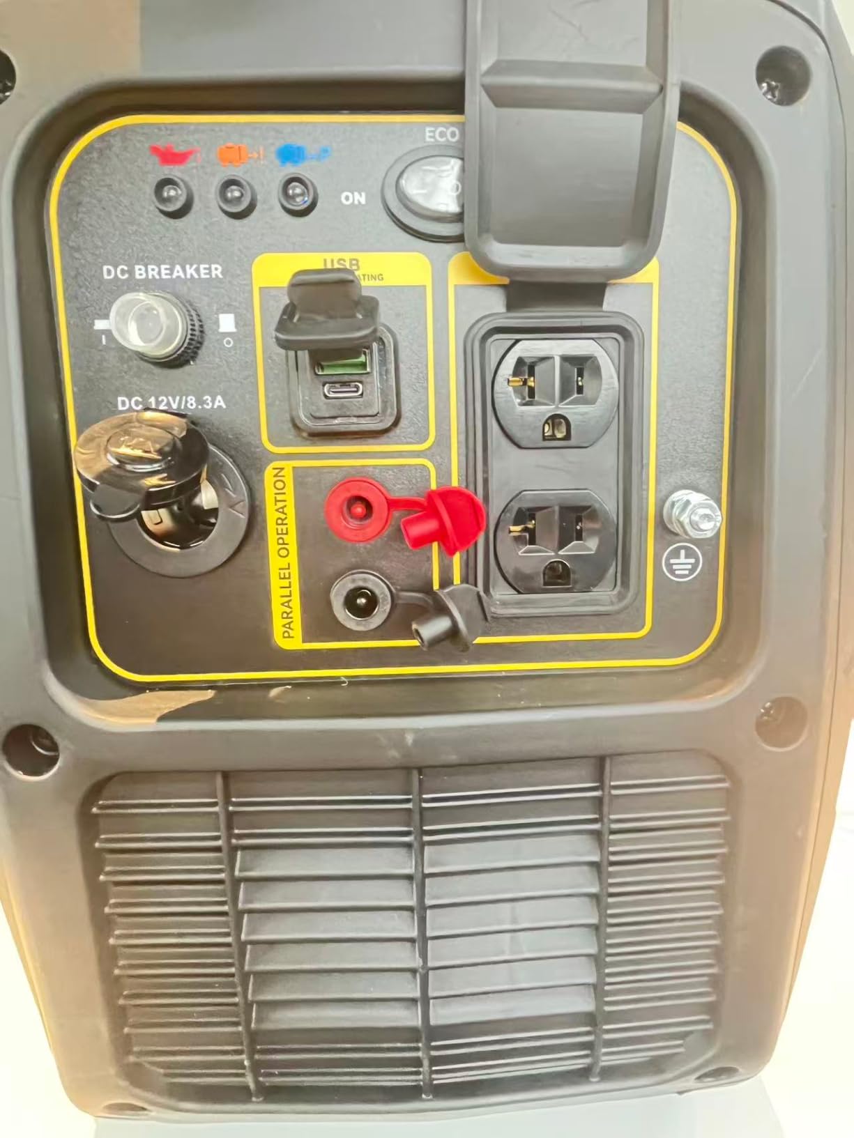 3000W Ultra Quiet Portable Gas Generator Eco Mode, EPA Compliant | Ultra-quiet 3000W power, fuel-saving Eco Mode, lightweight portable design, ideal for home backup, camping and outdoor use customer photo 2