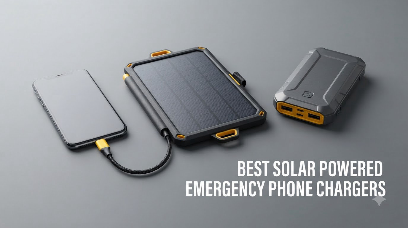 best solar powered emergency phone chargers