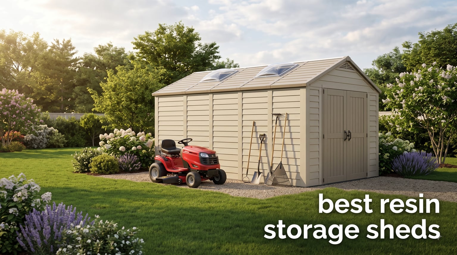 best resin storage sheds