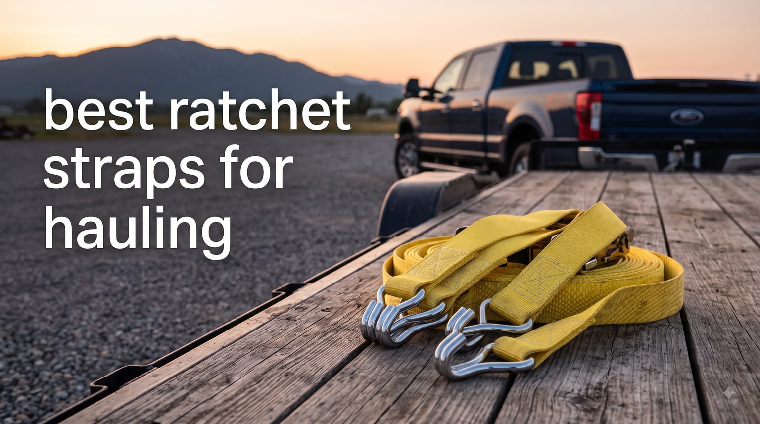 best ratchet straps for hauling