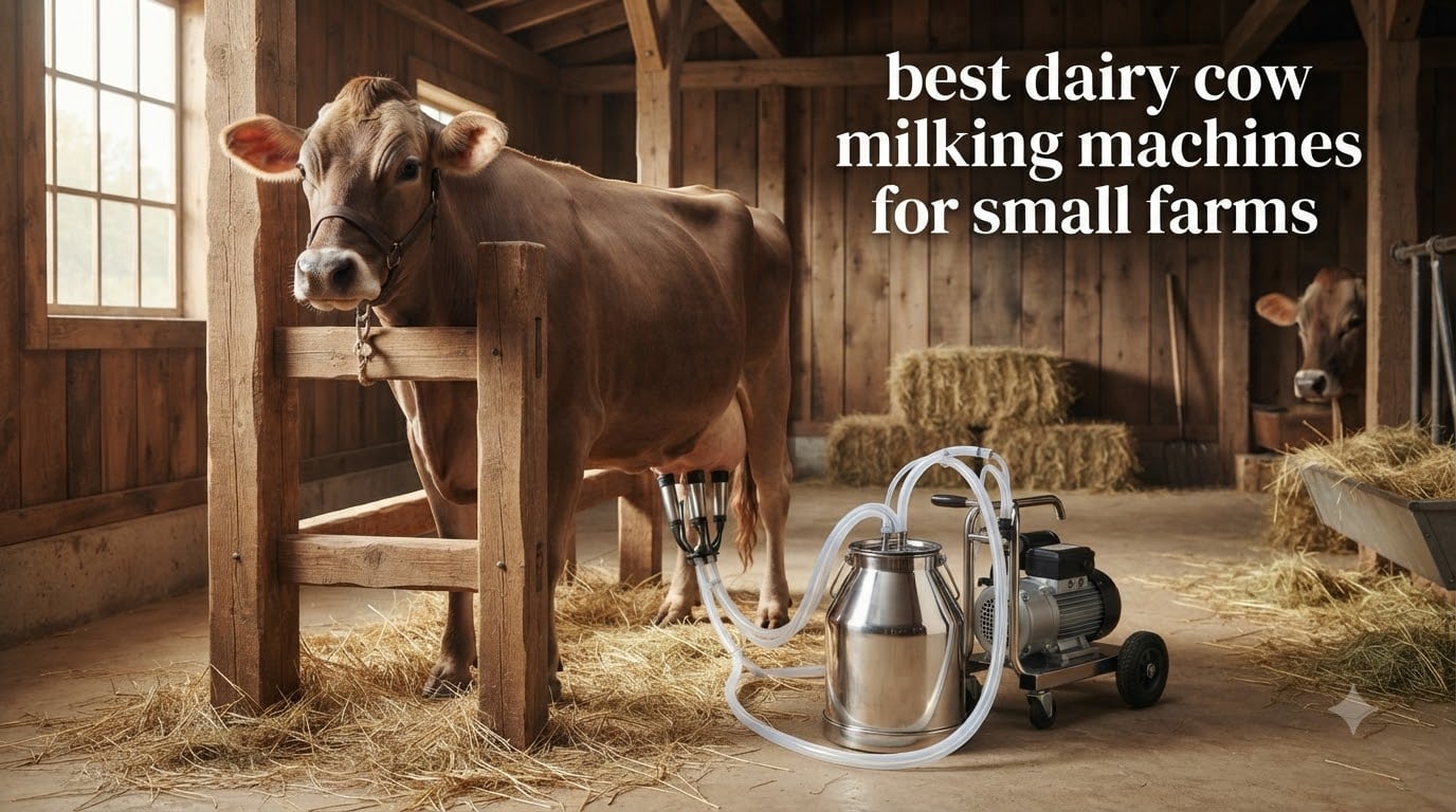 best dairy cow milking machines for small farms