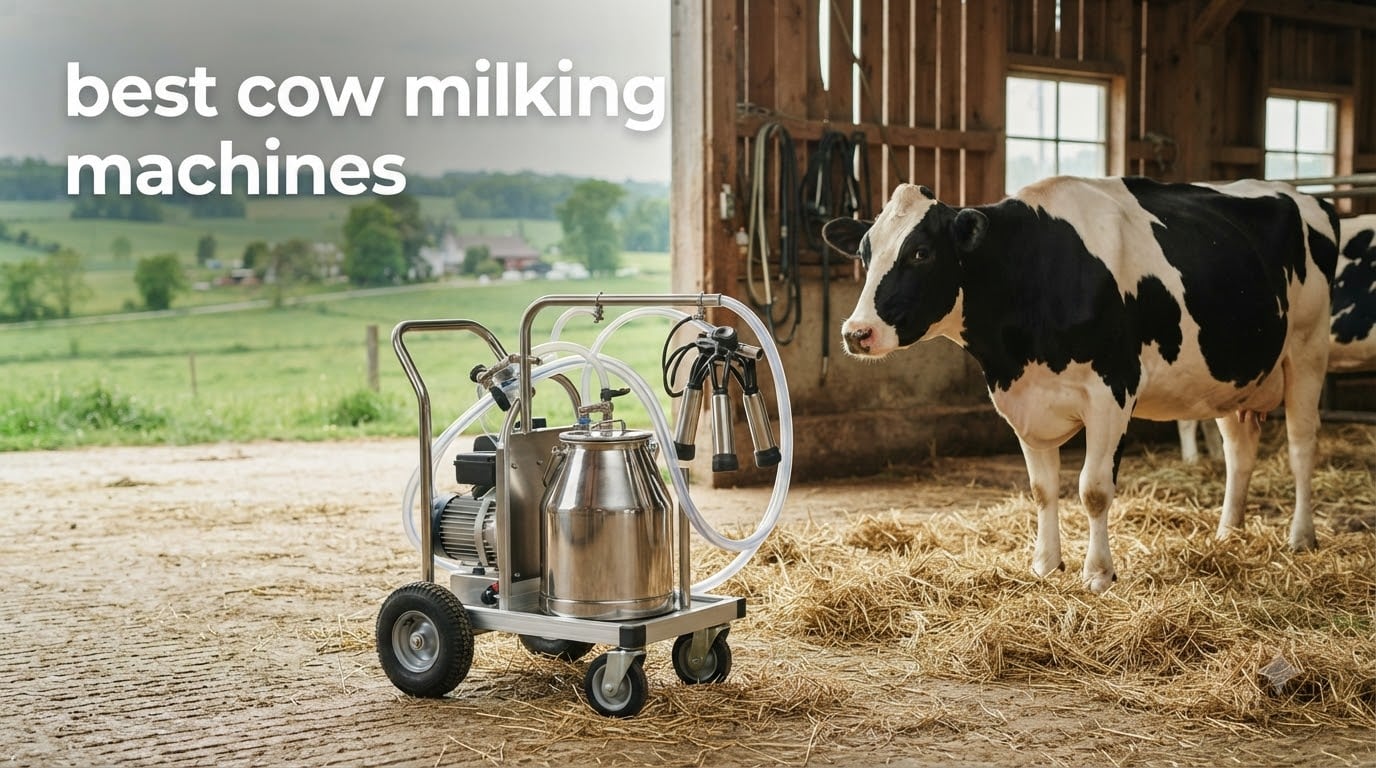 best cow milking machines