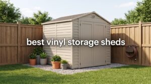 best vinyl storage sheds