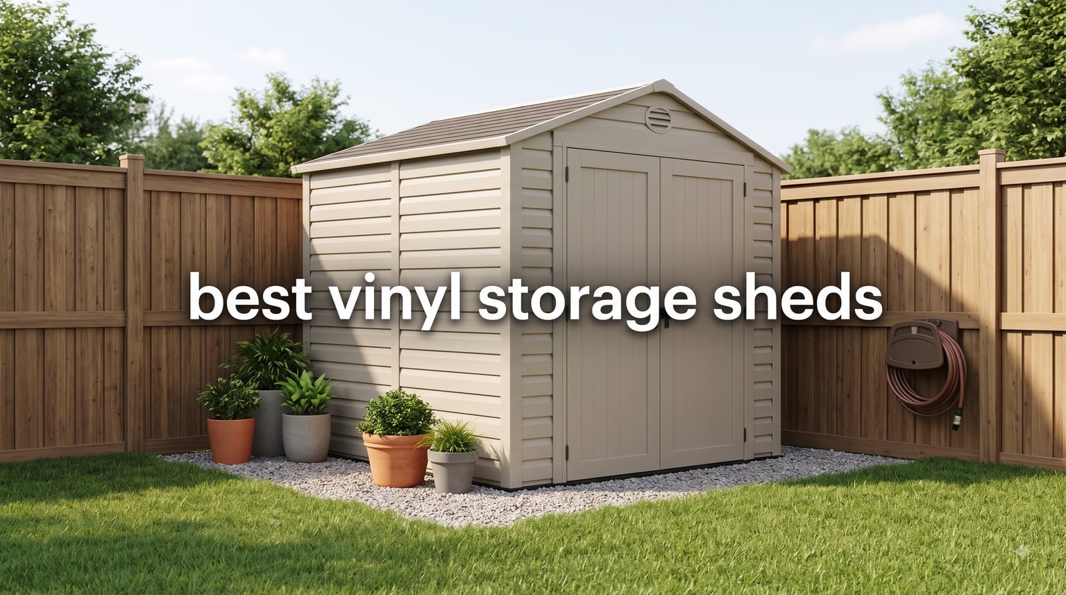 best vinyl storage sheds