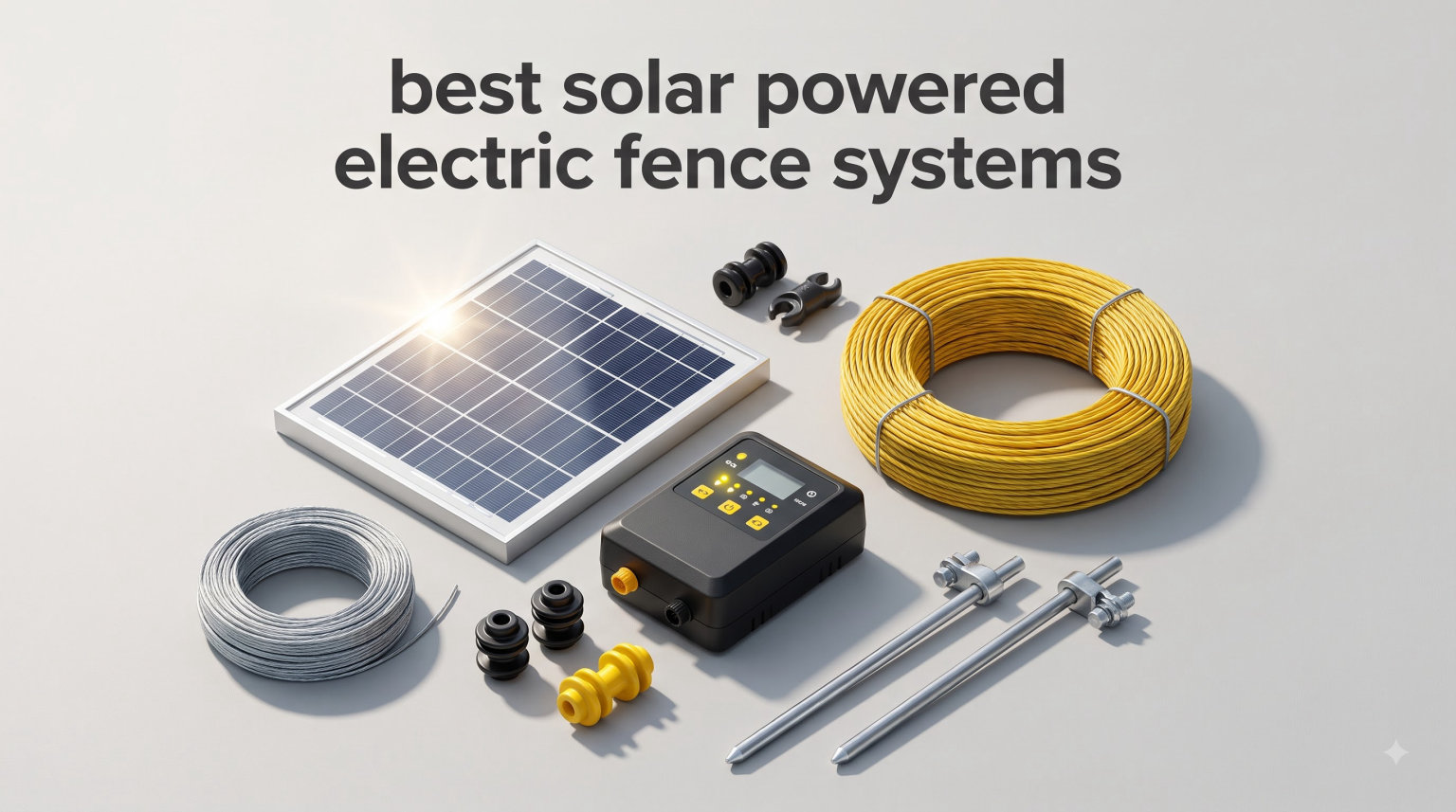 best solar powered electric fence systems