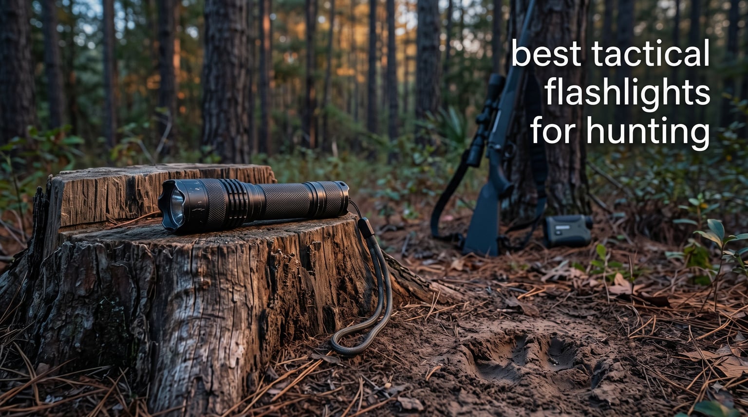 best tactical flashlights for hunting
