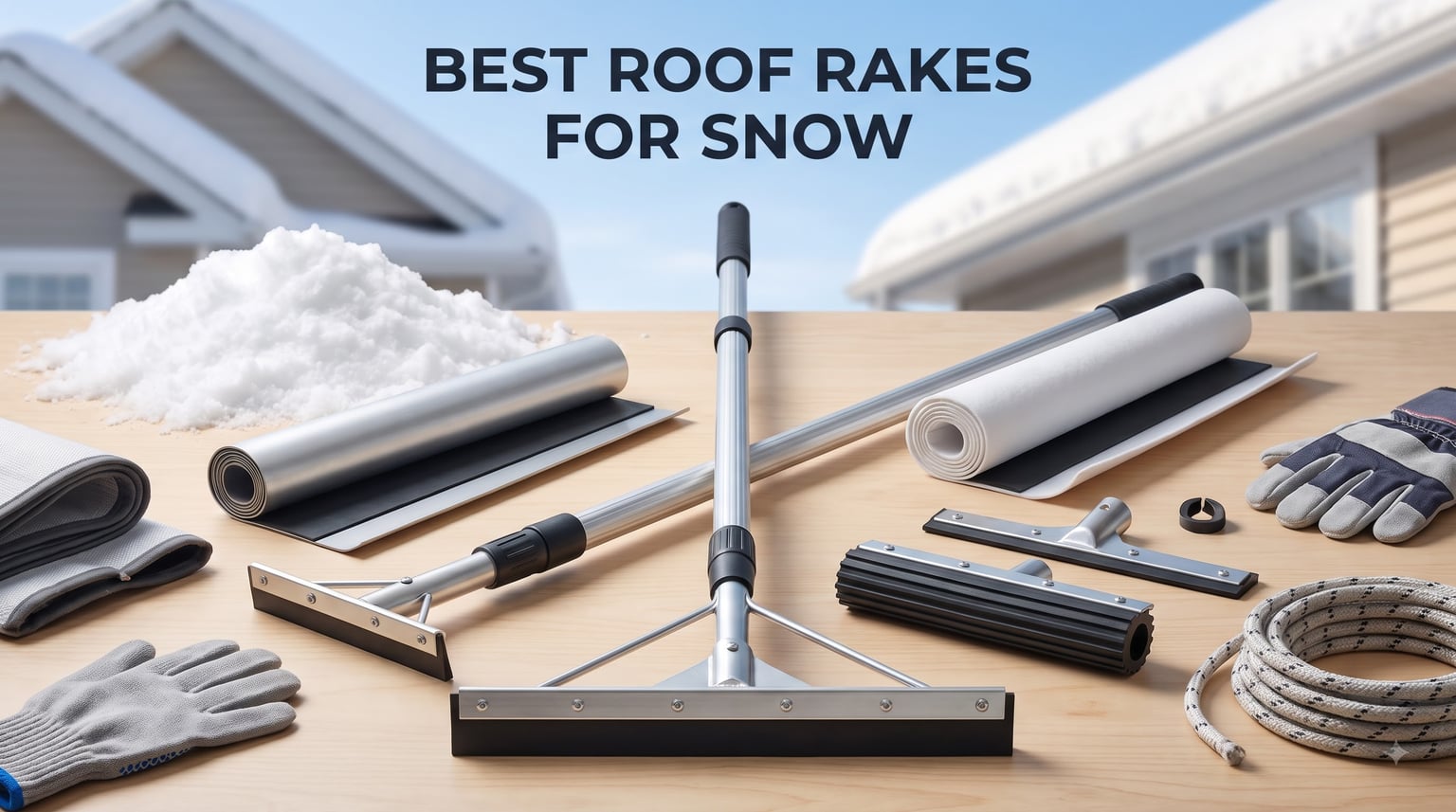 best roof rakes for snow