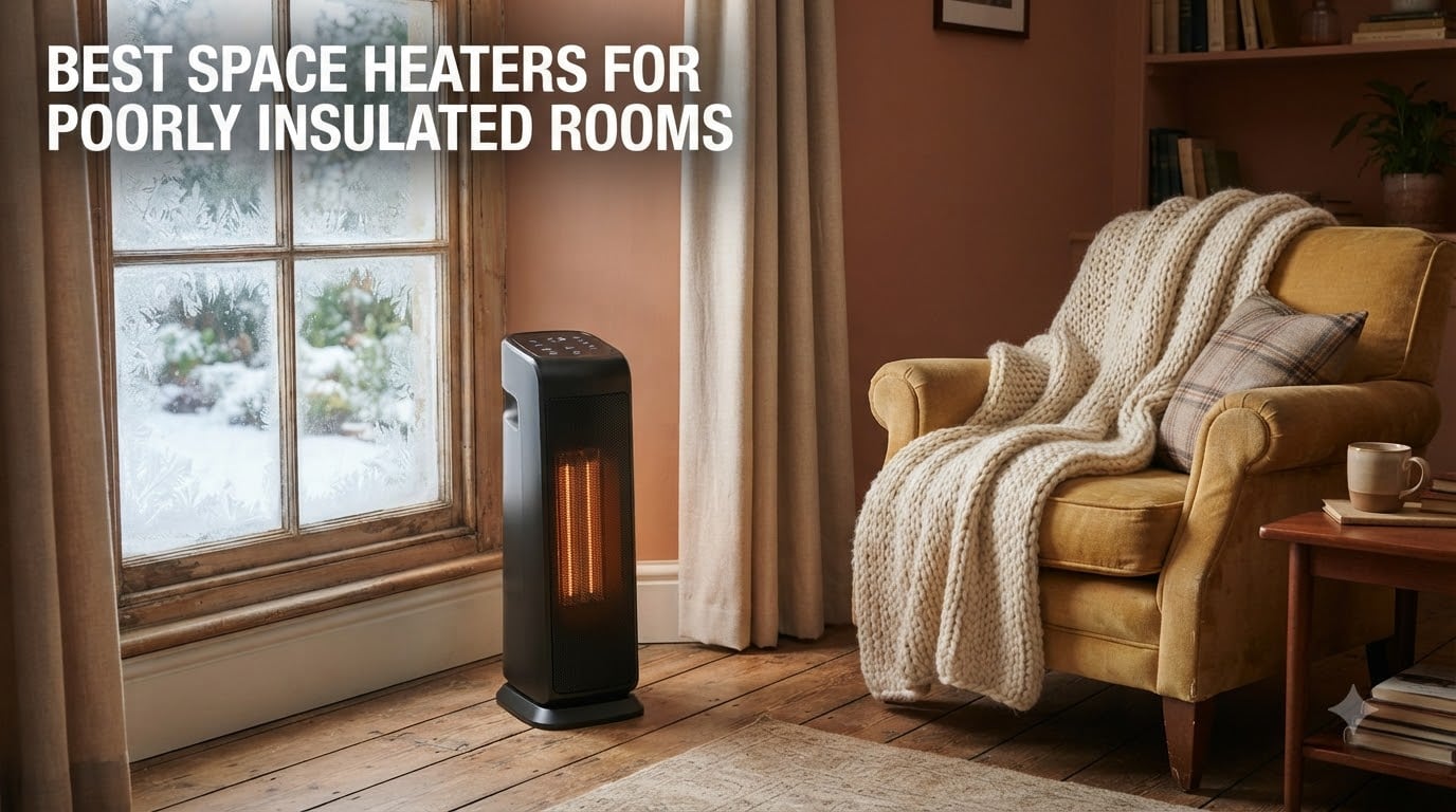 best space heaters for poorly insulated rooms