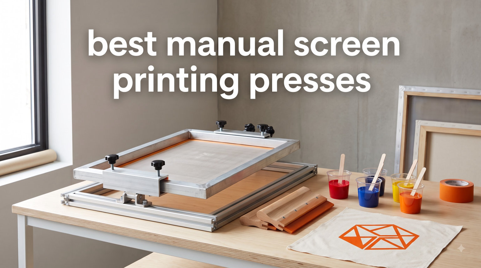 best manual screen printing presses