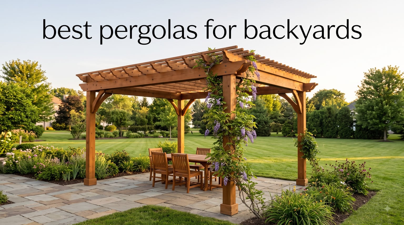 best pergolas for backyards