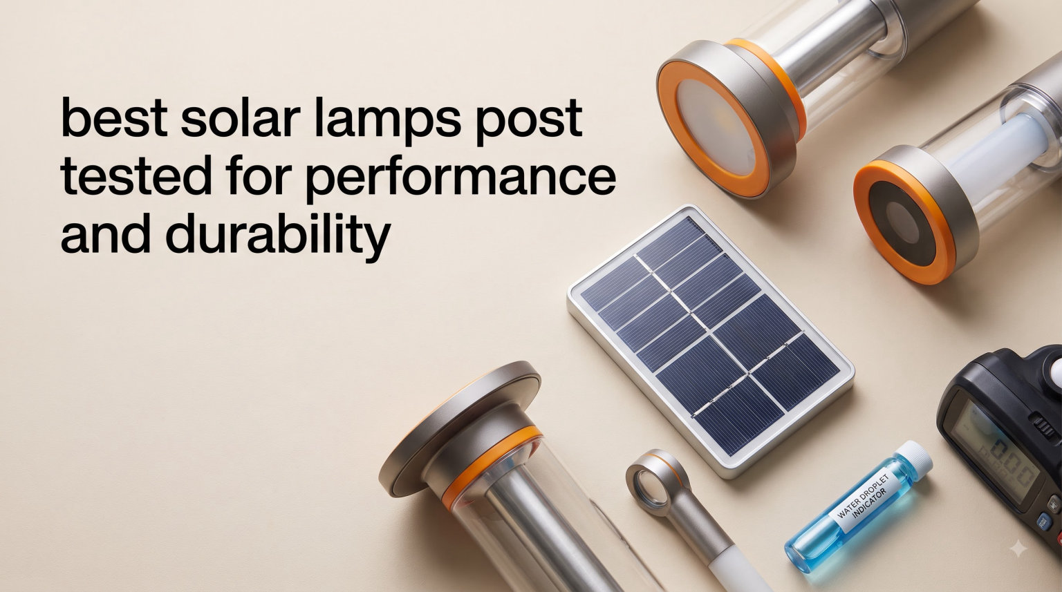 best solar lamps post tested for performance and durability