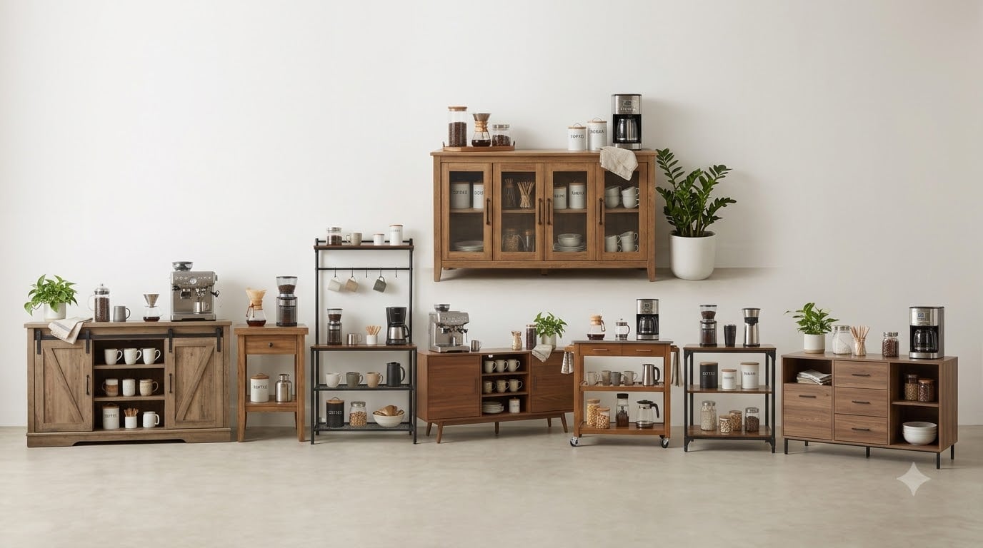 best coffee bar cabinets