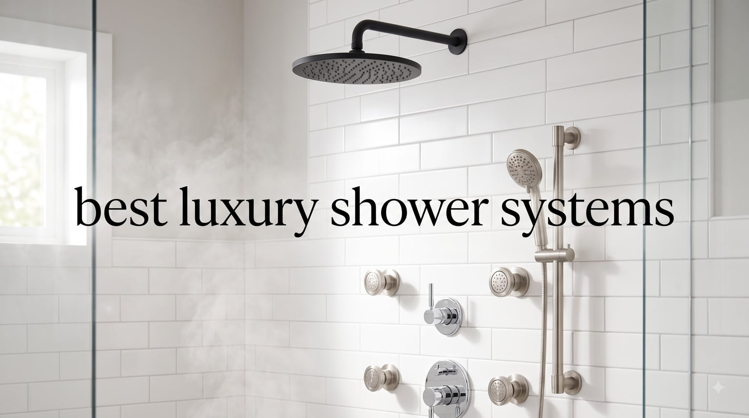 best luxury shower systems
