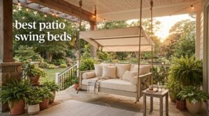 best patio swing beds