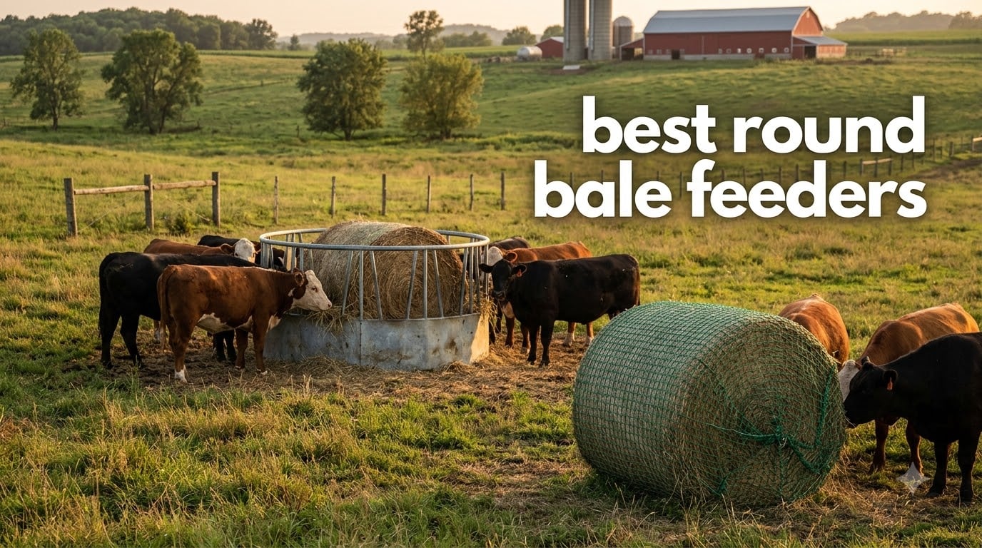 best round bale feeders