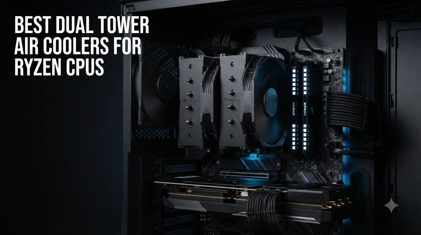 best dual tower air coolers for ryzen cpus