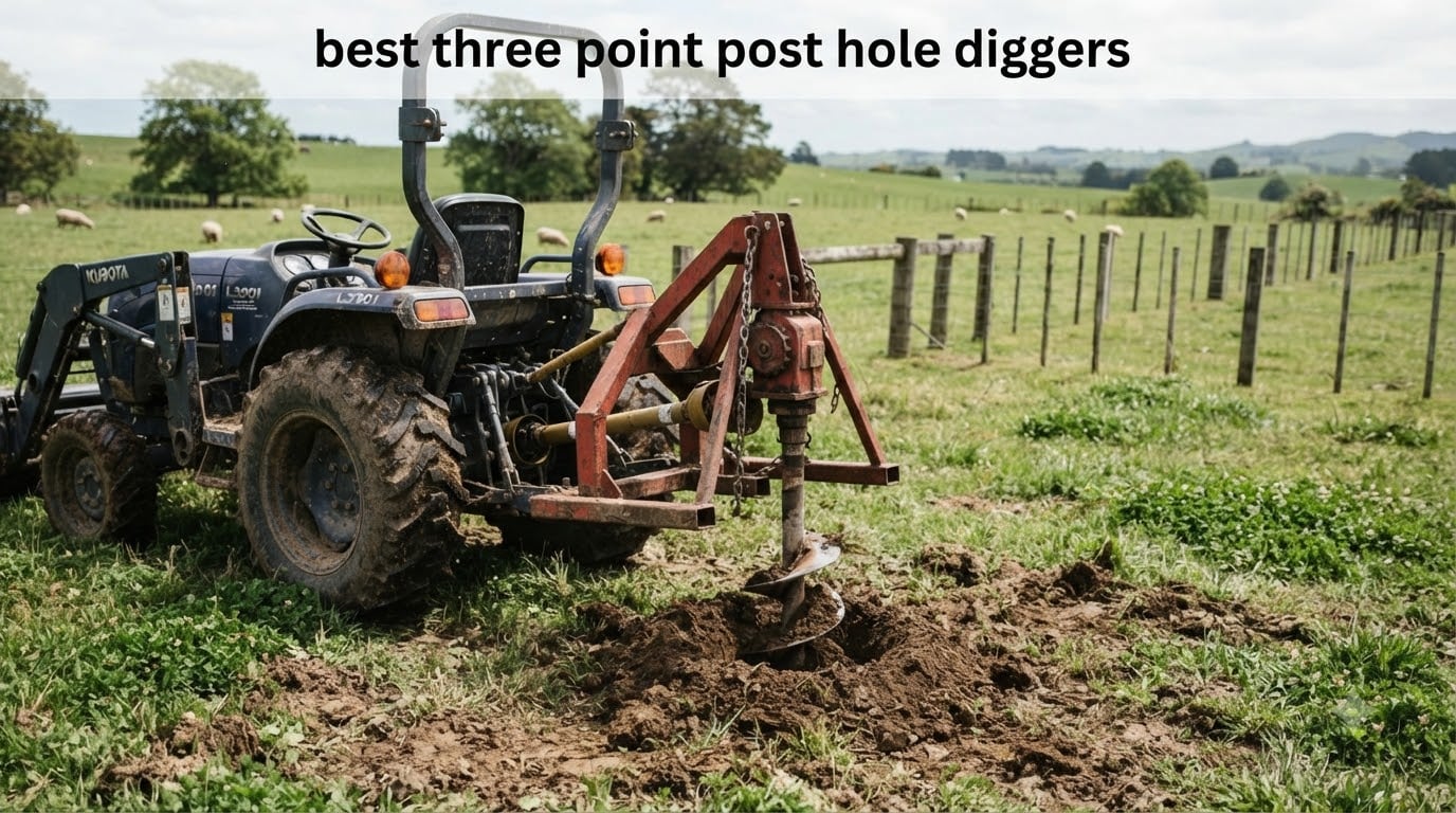 best three point post hole diggers