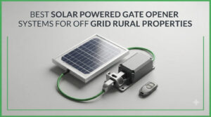 best solar powered gate opener systems for off grid rural properties