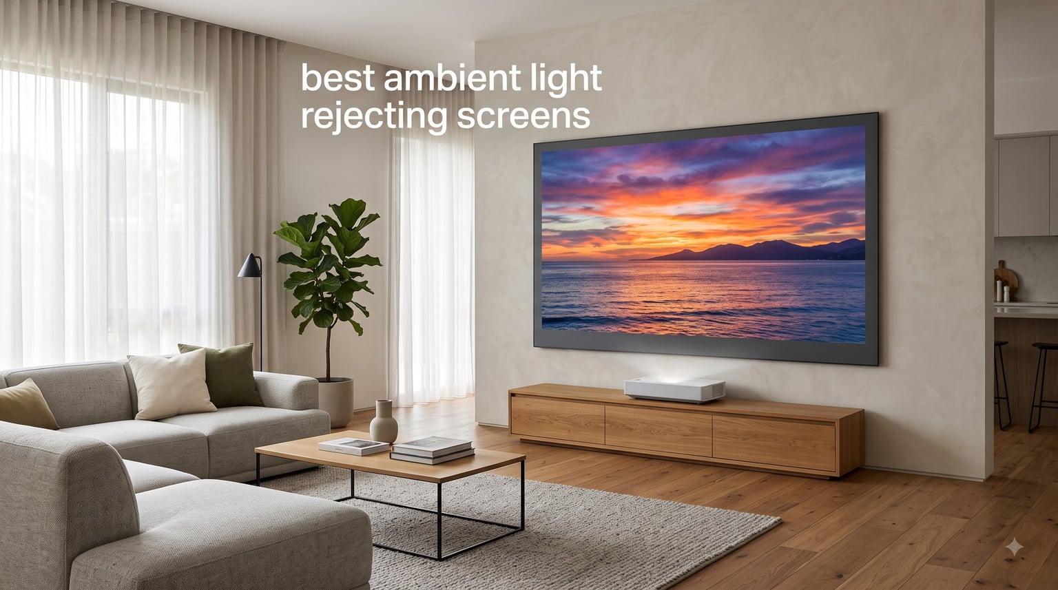 best ambient light rejecting screens