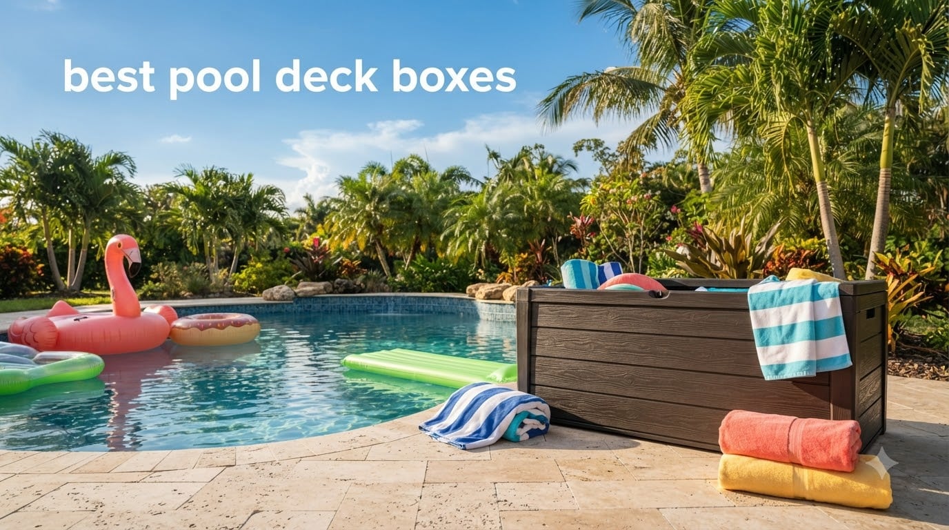 best pool deck boxes