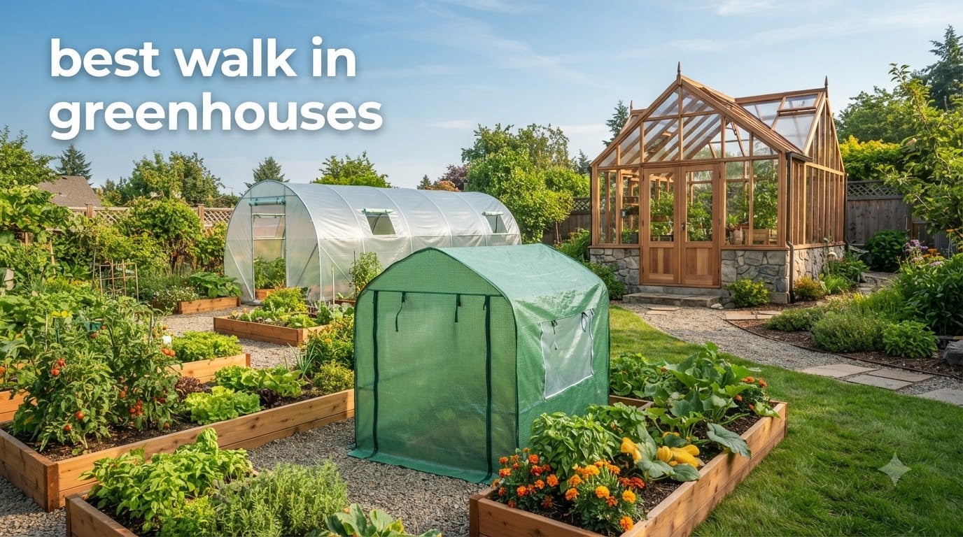 best walk in greenhouses