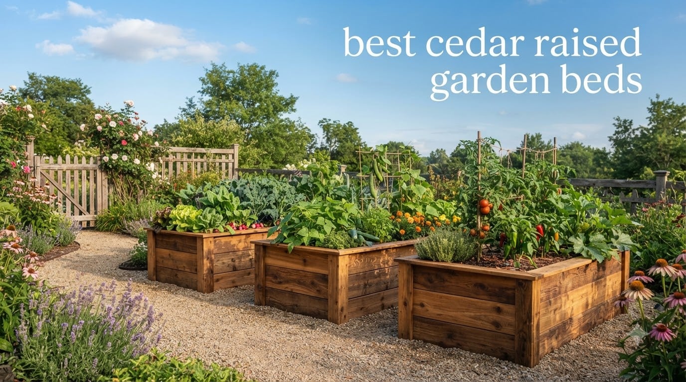 best cedar raised garden beds