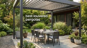 best louvered pergolas