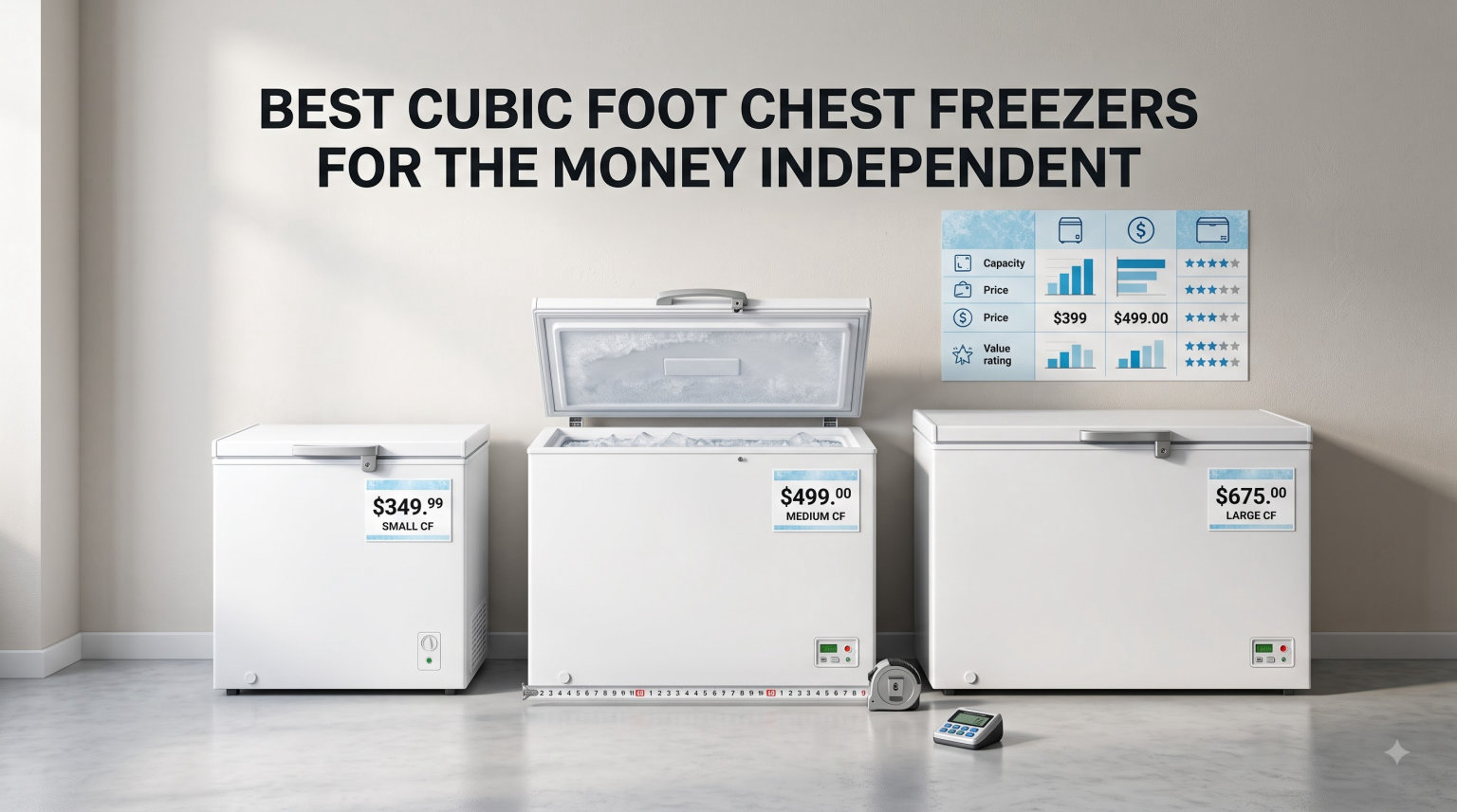 best cubic foot chest freezers for the money independent