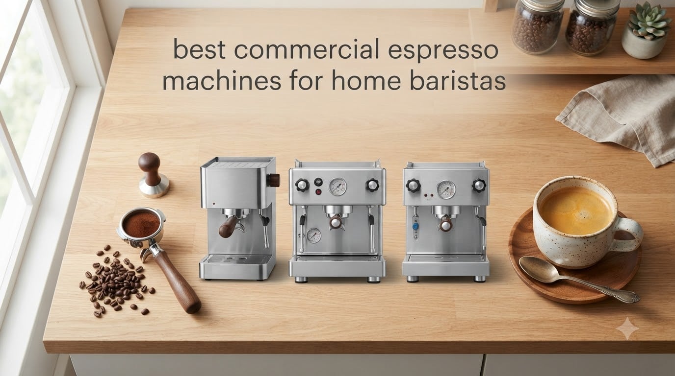 best commercial espresso machines for home baristas