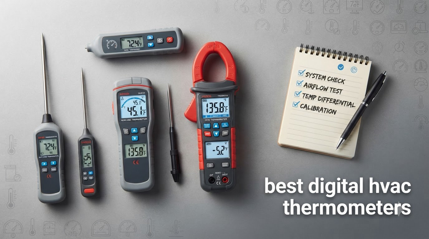 best digital hvac thermometers