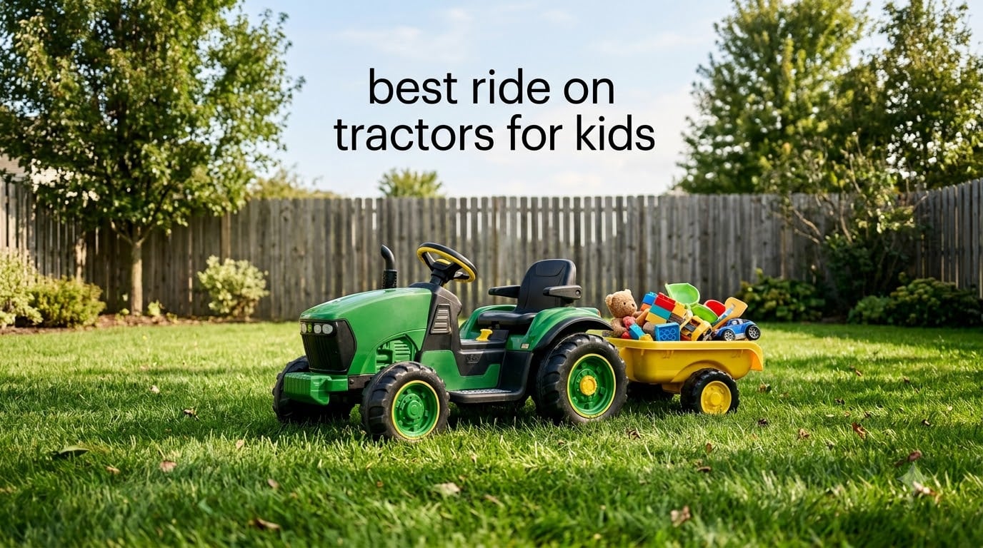 best ride on tractors for kids